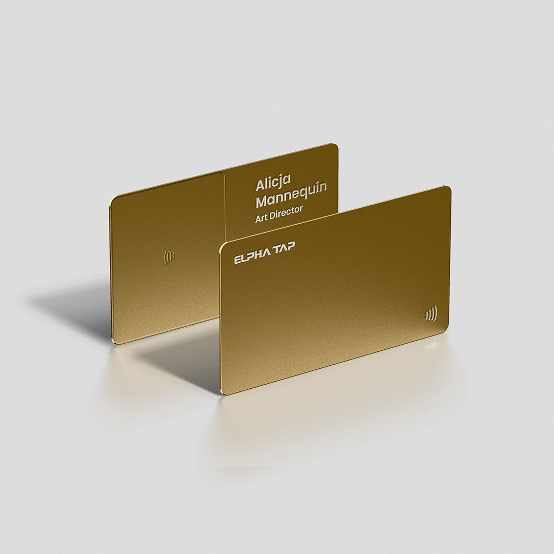ElphaTap - Buy Metal NFC Digital Business Cards in Dubai