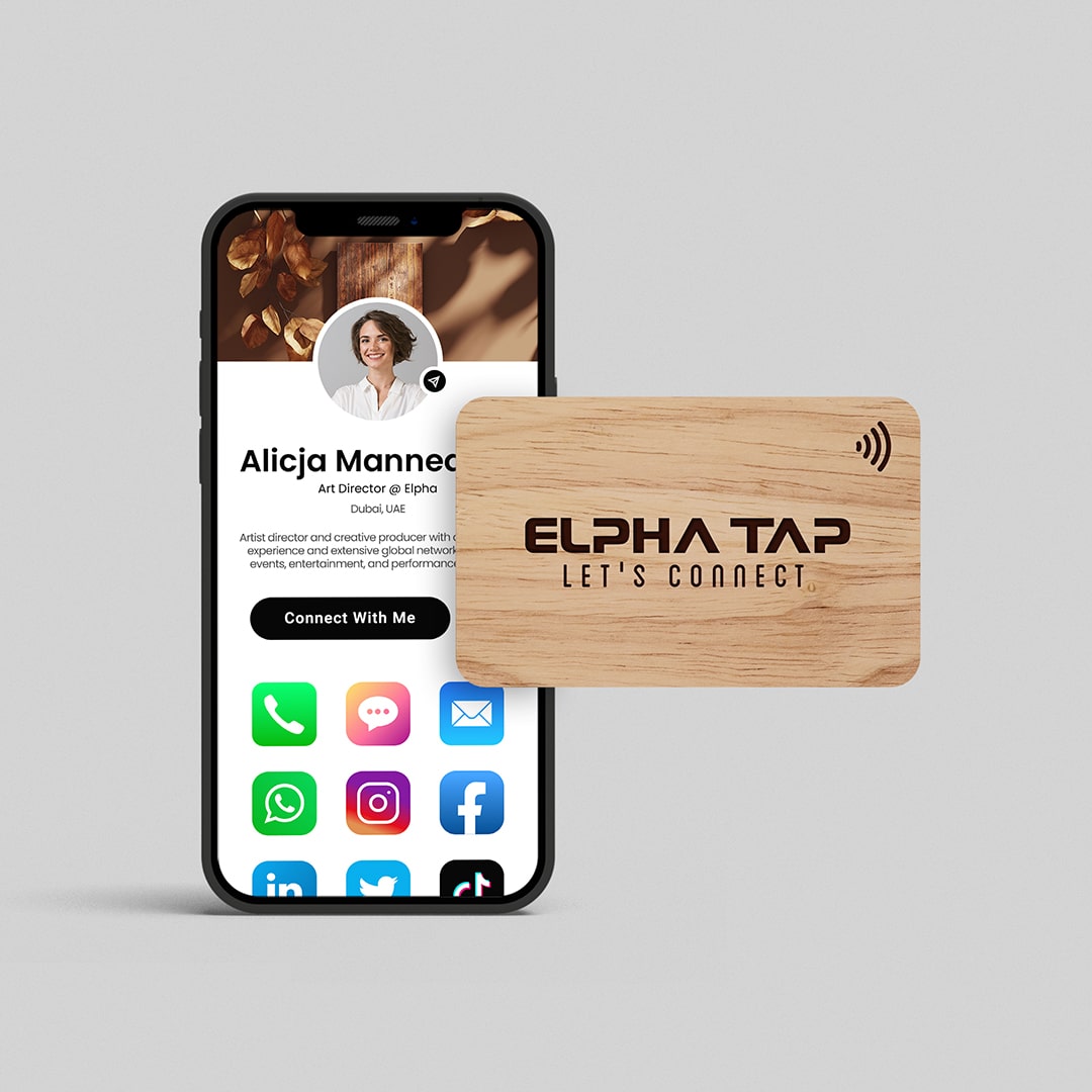 Go Green Beach, Digital Business Card